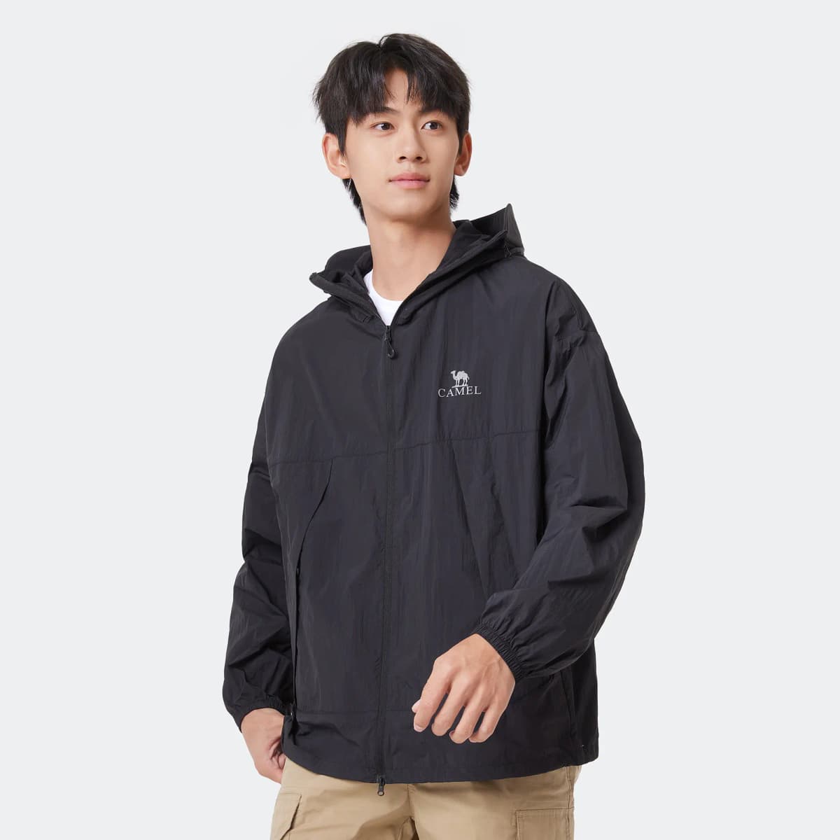 CAMEL Unisex Shadow Series Ice-Feel UPF100+ Yarn Lightweight Quick-Dry Sun Protection Jacket 5
