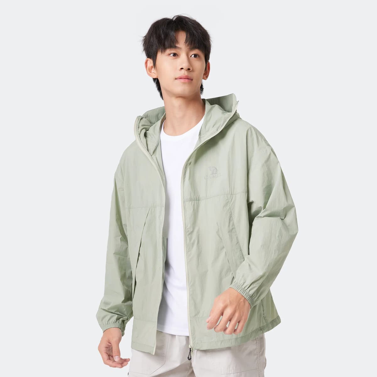 CAMEL Unisex Shadow Series Ice-Feel UPF100+ Yarn Lightweight Quick-Dry Sun Protection Jacket 28