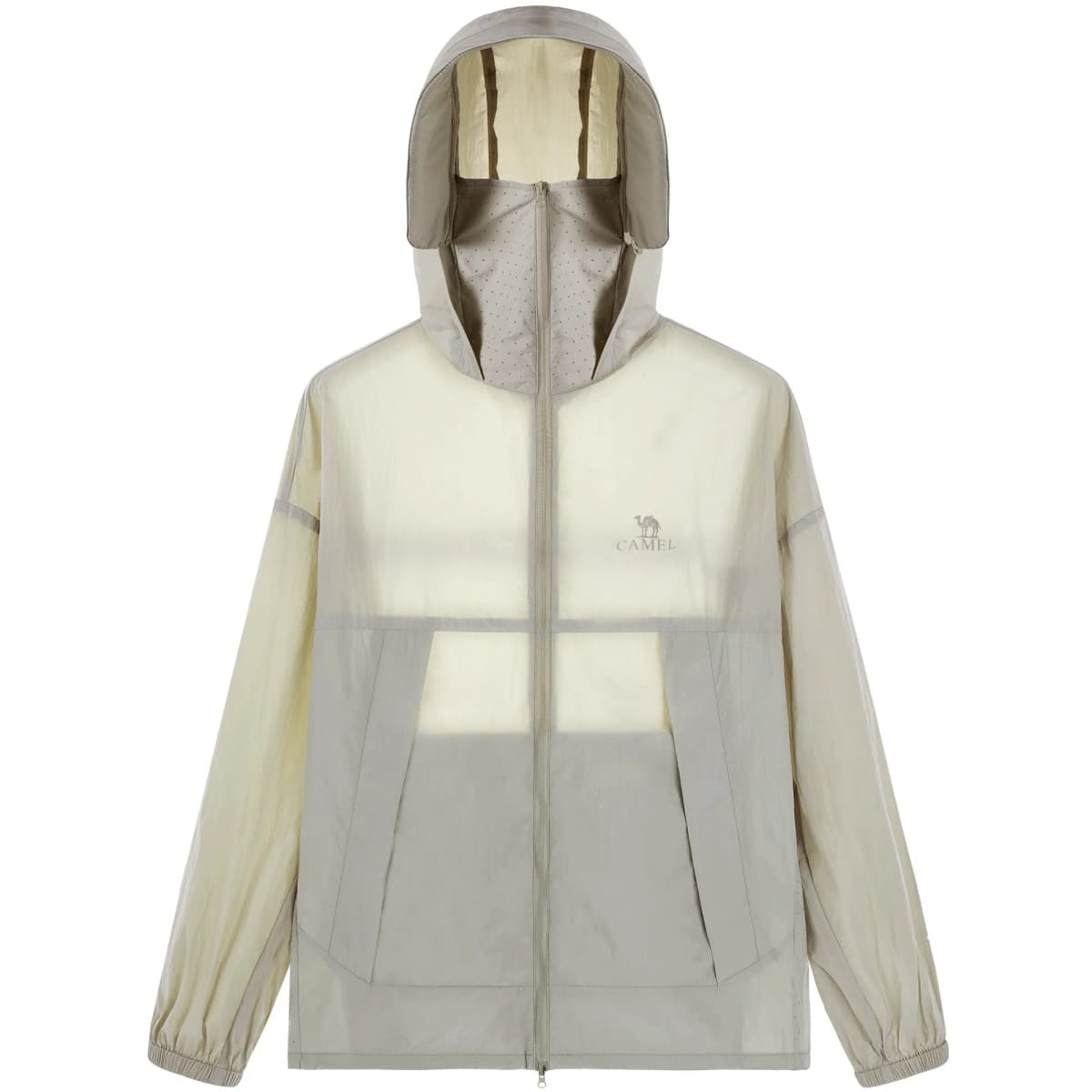 CAMEL Unisex Shadow Series Ice-Feel UPF100+ Yarn Lightweight Quick-Dry Sun Protection Jacket 38