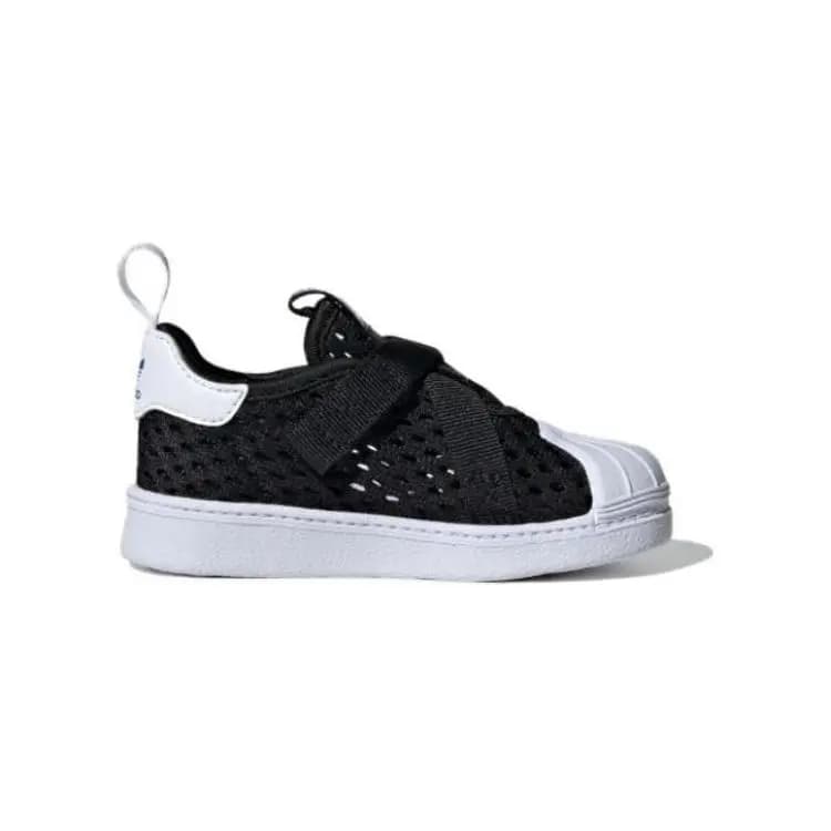 Adidas Originals SST 360 3.0 Uşaq Ayaqqabısı Qara/Ağ 2