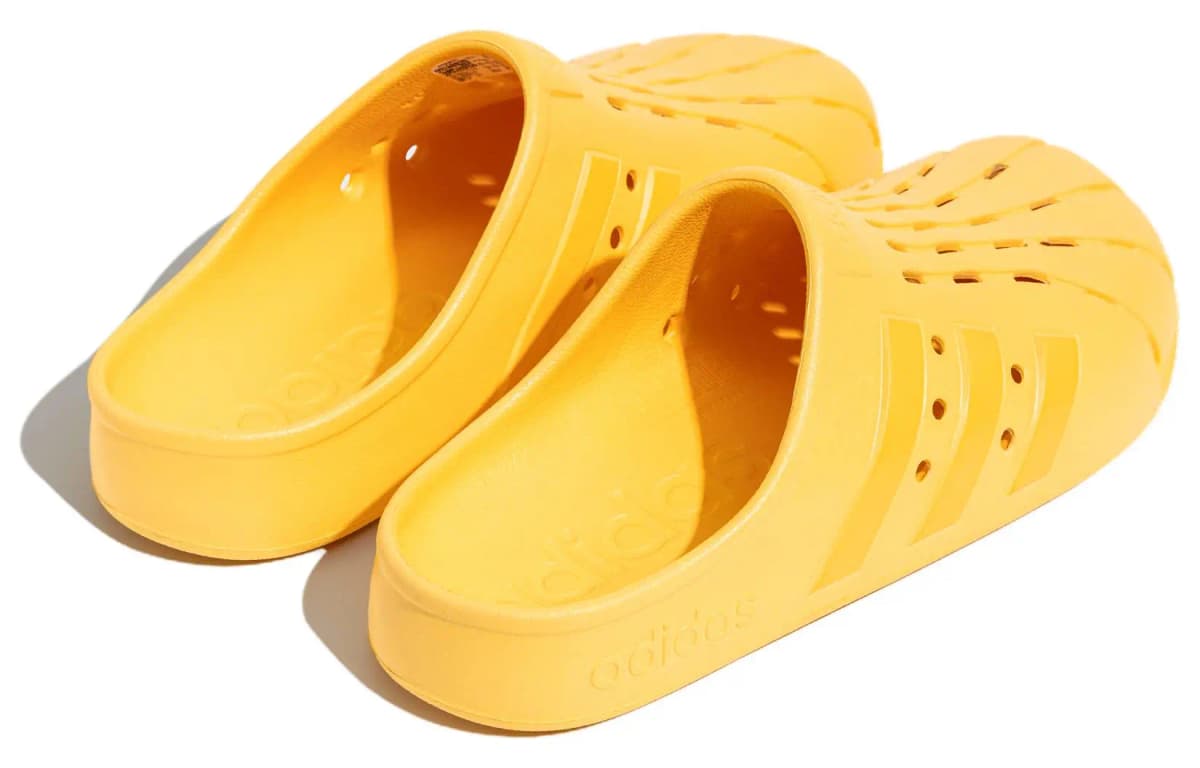 Adidas Adilette Clogs 'Yellow' 4