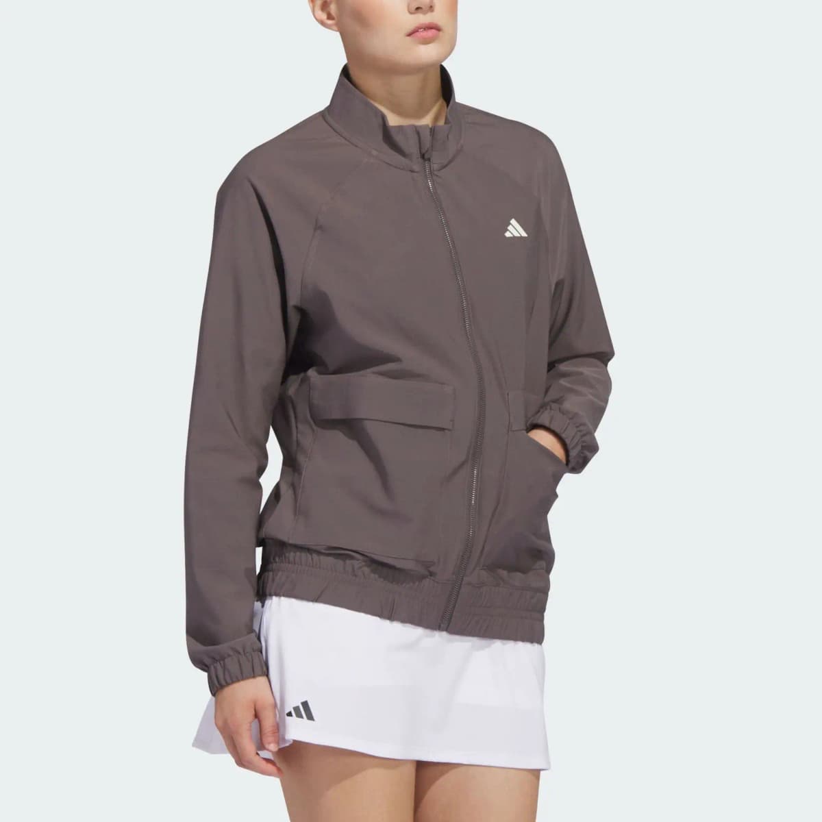 Adidas Ultimate365 Qadın Kurtkası Kömür Boz 4