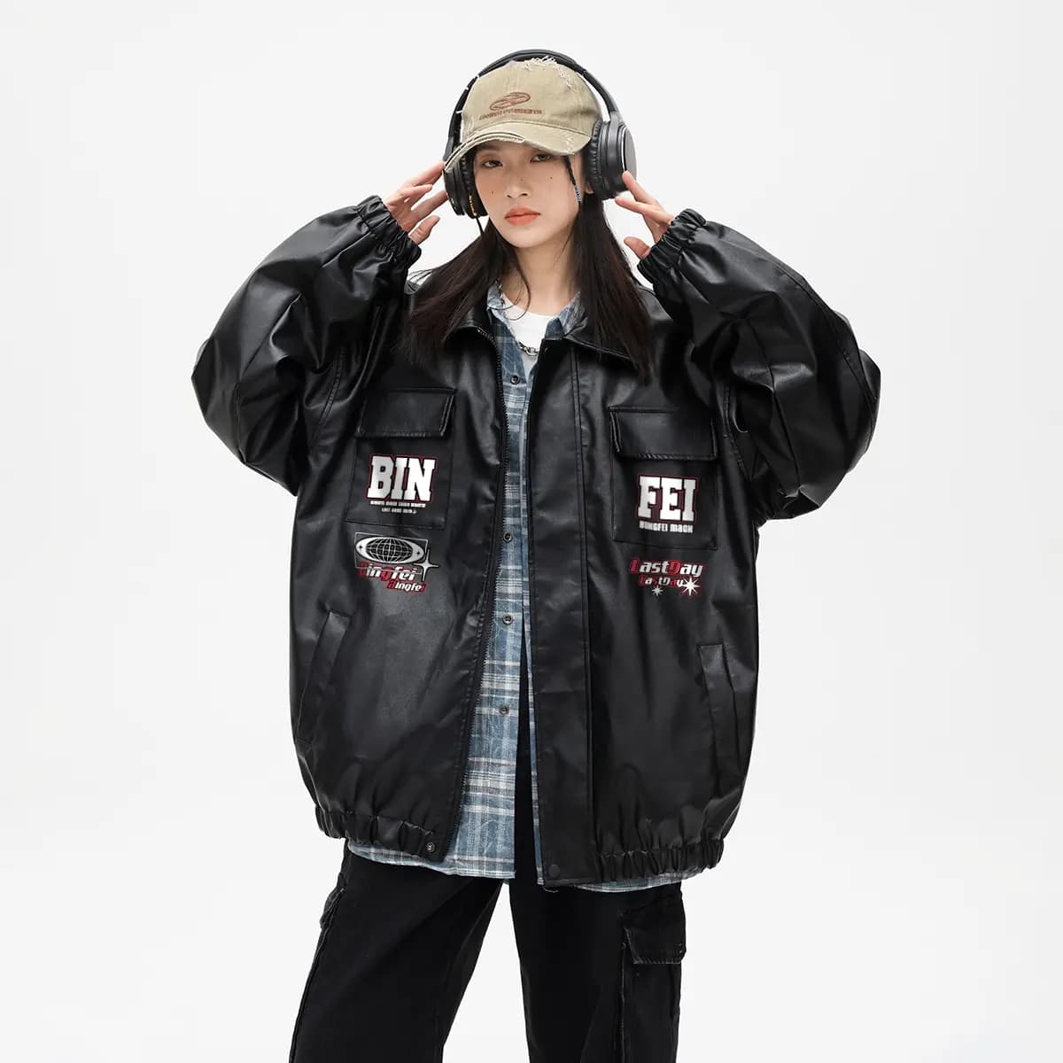 Ice Flying Leather Jacket Unisex 14