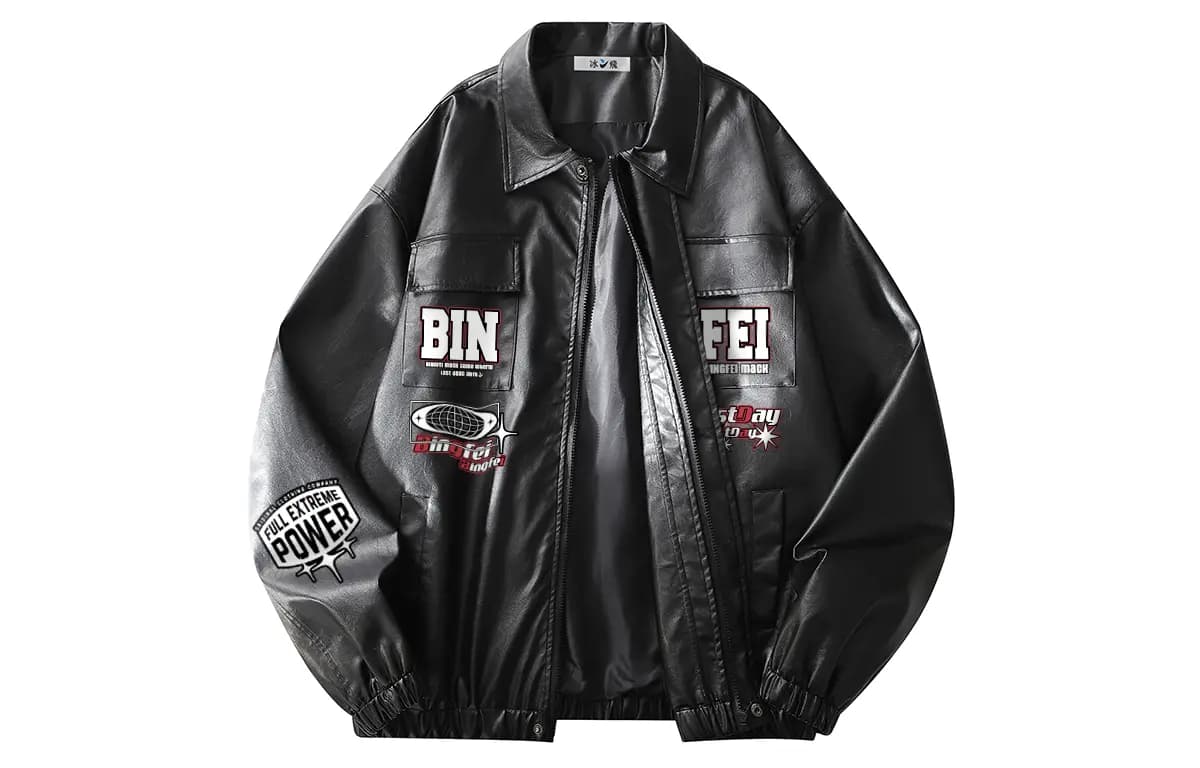 Ice Flying Leather Jacket Unisex 9
