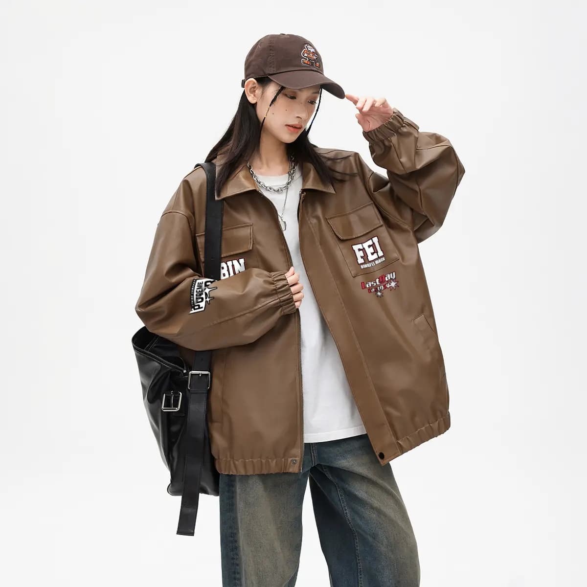 Ice Flying Leather Jacket Unisex 18