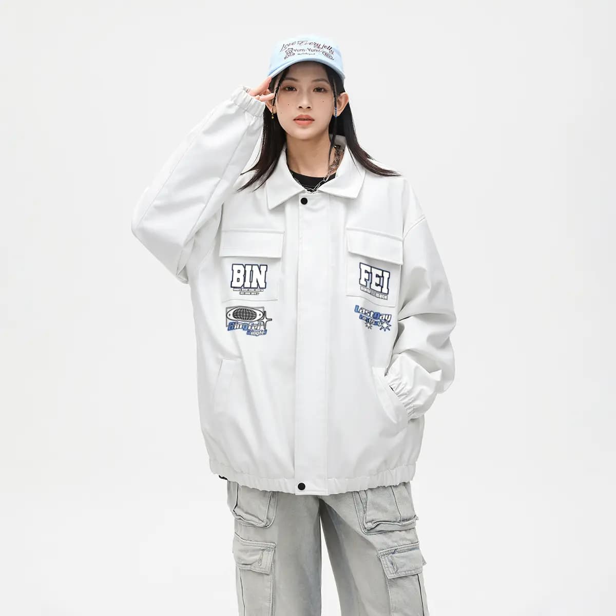 Ice Flying Leather Jacket Unisex 8