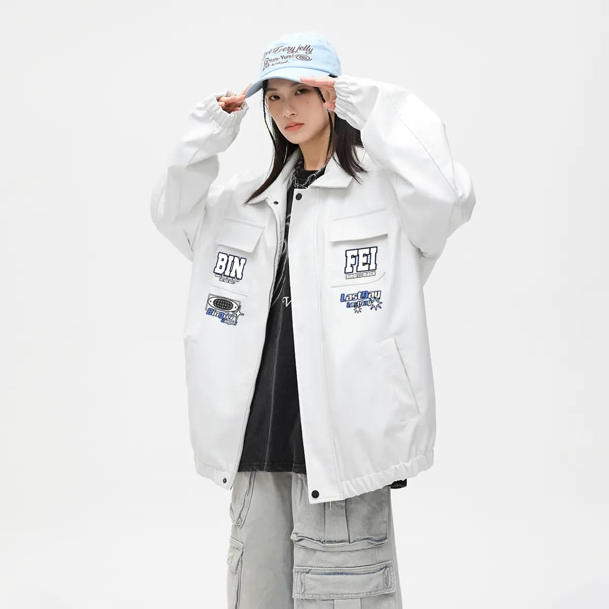 Ice Flying Leather Jacket Unisex 7