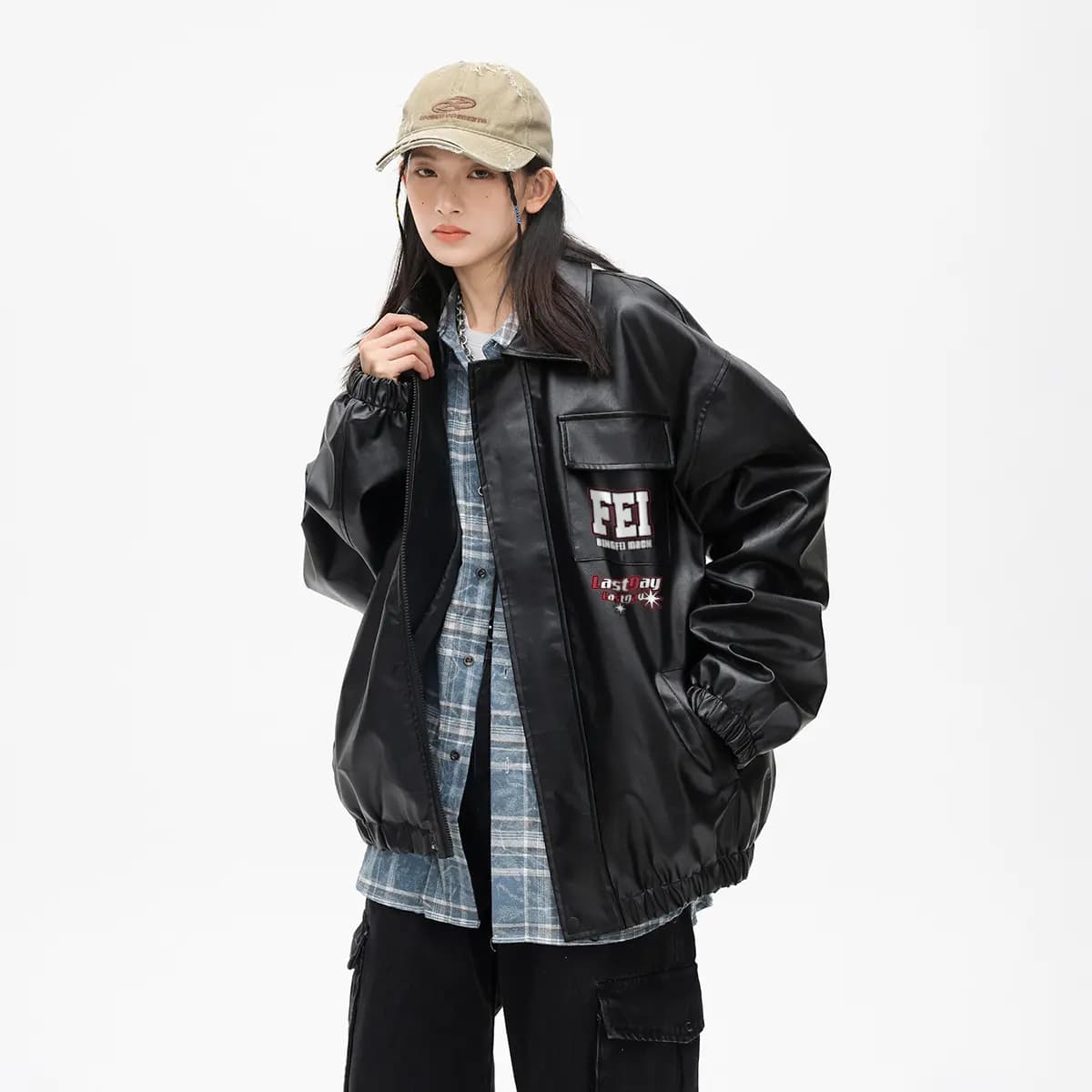 Ice Flying Leather Jacket Unisex 11