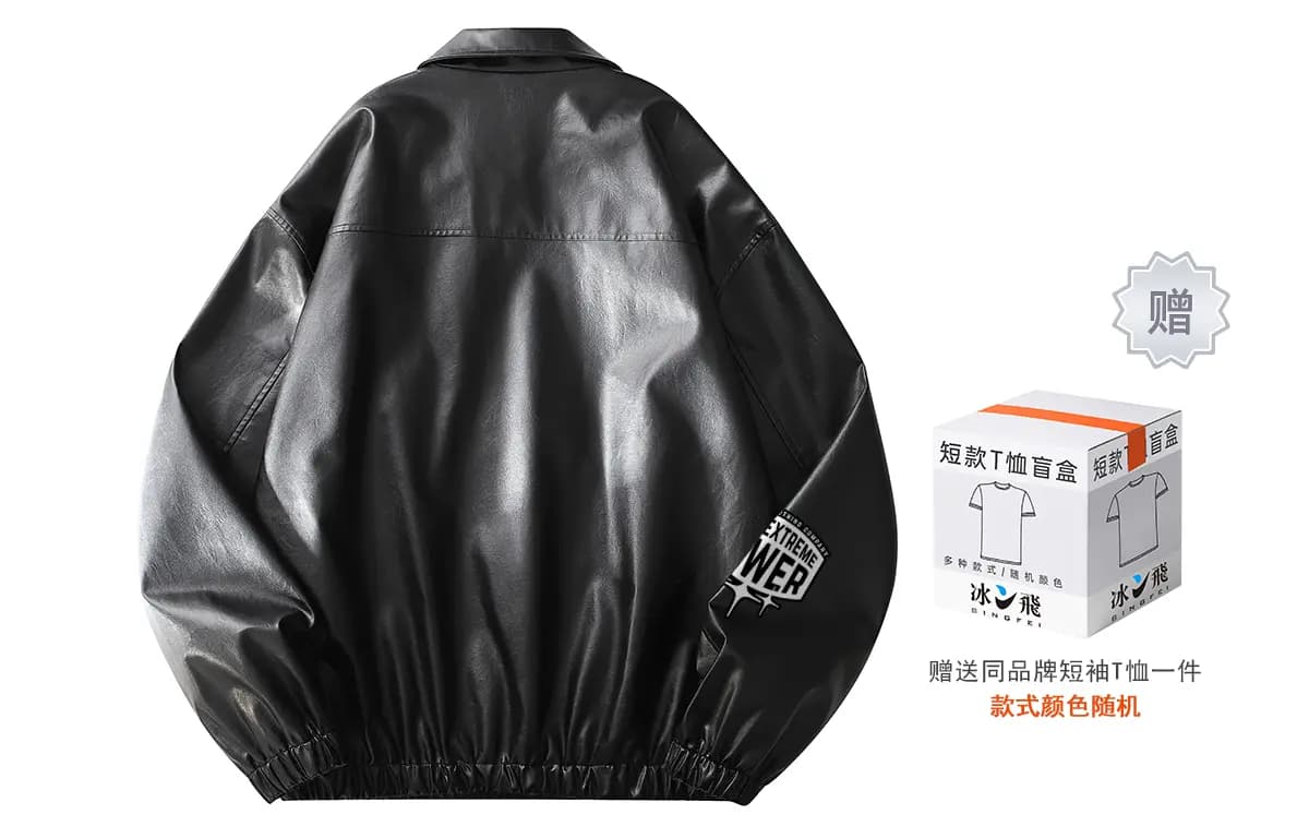 Ice Flying Leather Jacket Unisex 23