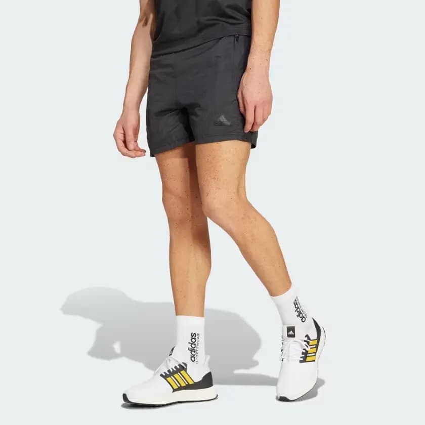 adidas Tiro Lightweight Woven Shorts Solid Color Logo Woven Sports Shorts Men's Black 2