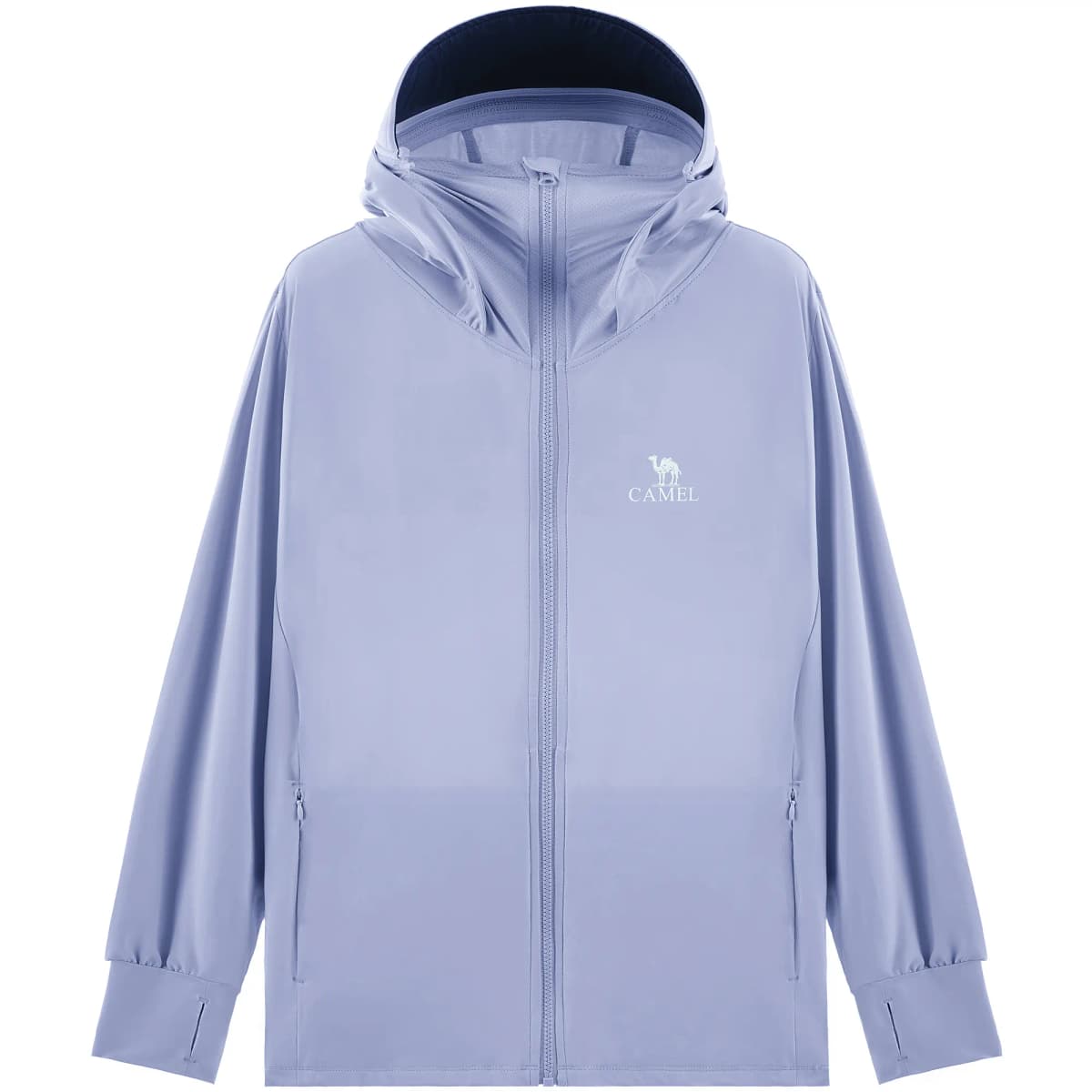 Camel Ice Shadow Series UPF100+ Anti-UV Breathable Thin Original Yarn Quick-Dry Elastic Sun Protection Jacket Men's 21