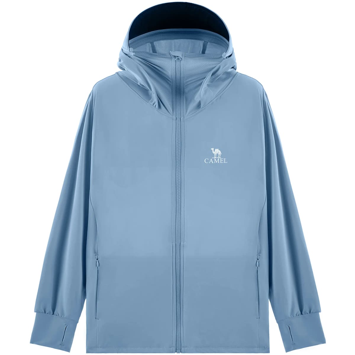 Camel Ice Shadow Series UPF100+ Anti-UV Breathable Thin Original Yarn Quick-Dry Elastic Sun Protection Jacket Men's 7