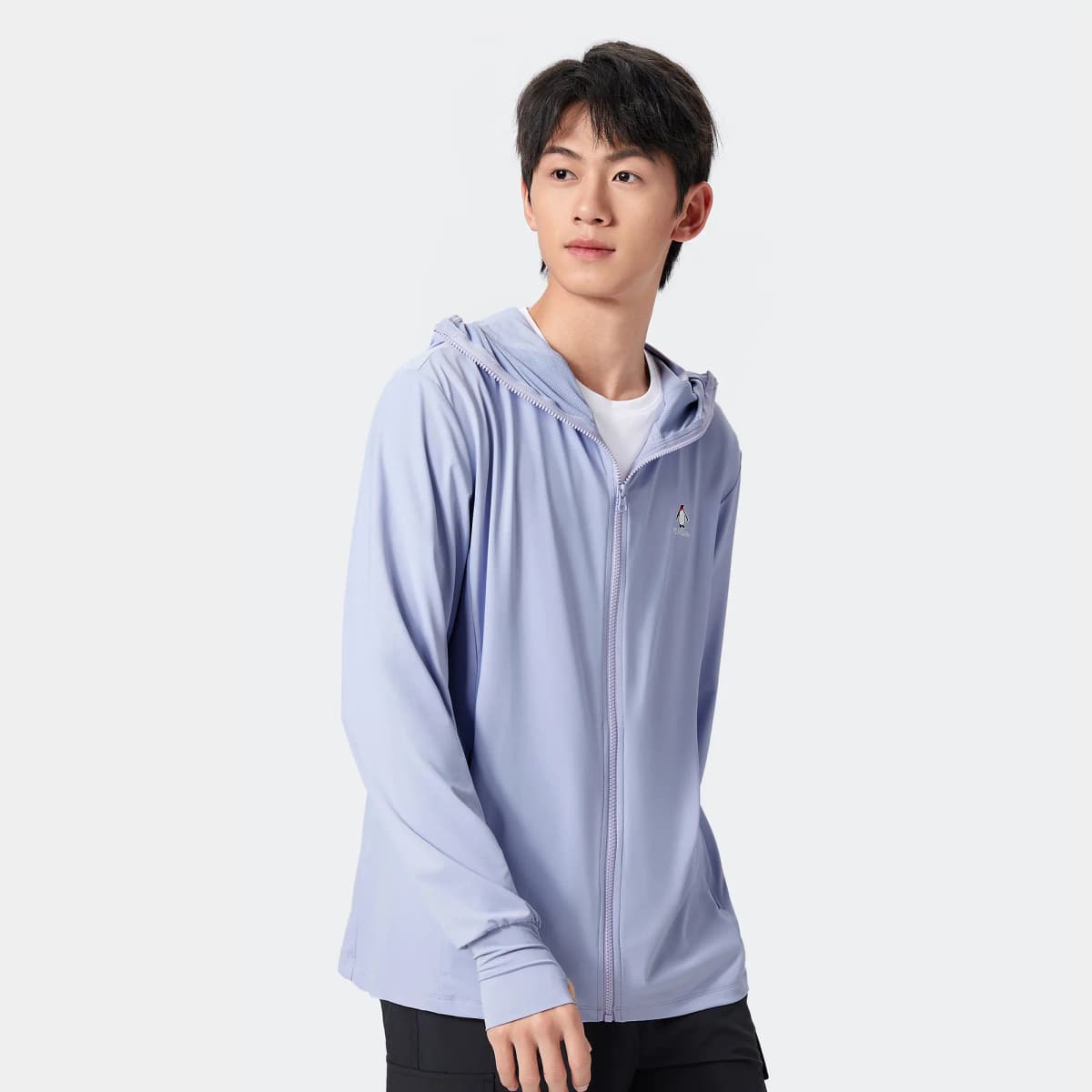 Camel Ice Shadow Series UPF100+ Anti-UV Breathable Thin Original Yarn Quick-Dry Elastic Sun Protection Jacket Men's 49