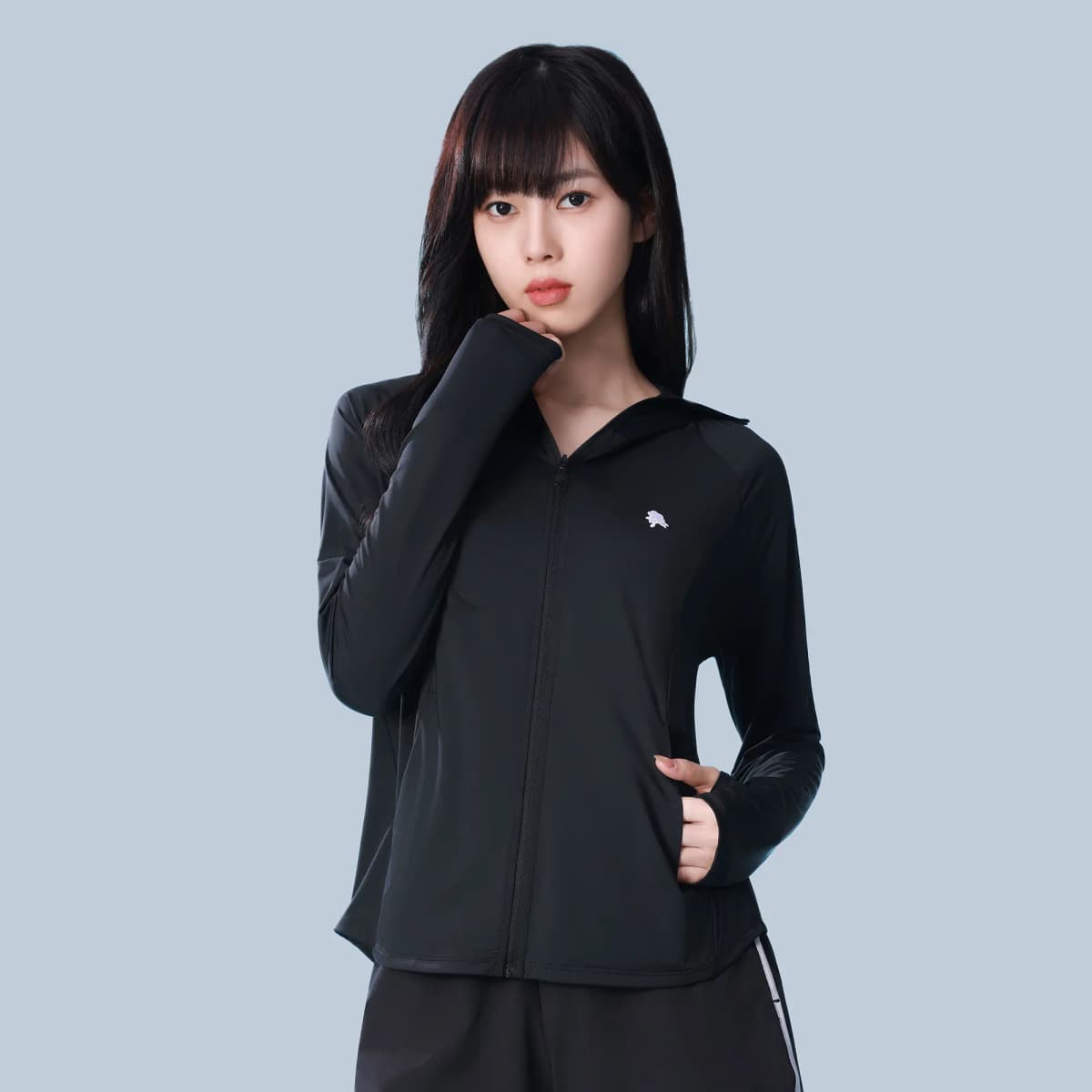 CAMEL Camellia Series Slim Fit Cooling Breathable Hooded UPF50+ Short Sun Protection Jacket Women's 3
