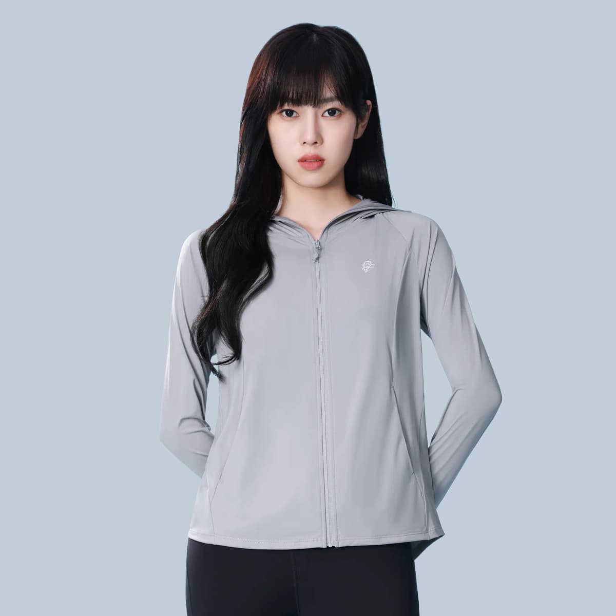 CAMEL Camellia Series Slim Fit Cooling Breathable Hooded UPF50+ Short Sun Protection Jacket Women's 8