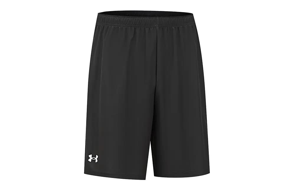 Under Armour SS24 Drawstring Elastic Waist Relaxed Sport Shorts Unisex Black 2