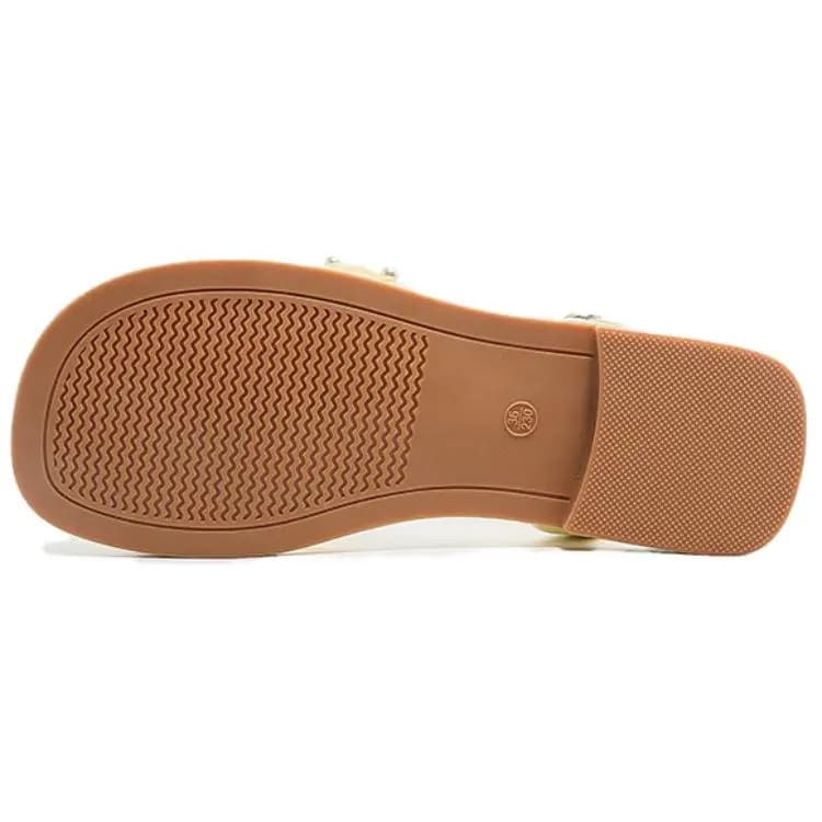 DUSTO PU Comfortable Lightweight Breathable Versatile Height-Increasing One-Strap Sandals Women's 10