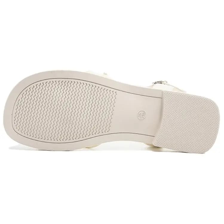 DUSTO PU Comfortable Lightweight Breathable Versatile Height-Increasing One-Strap Sandals Women's 5