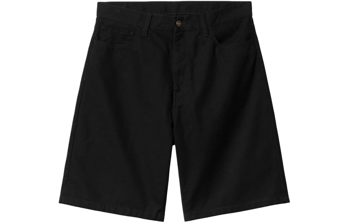 Carhartt WIP Denim Şort Unisex Qara