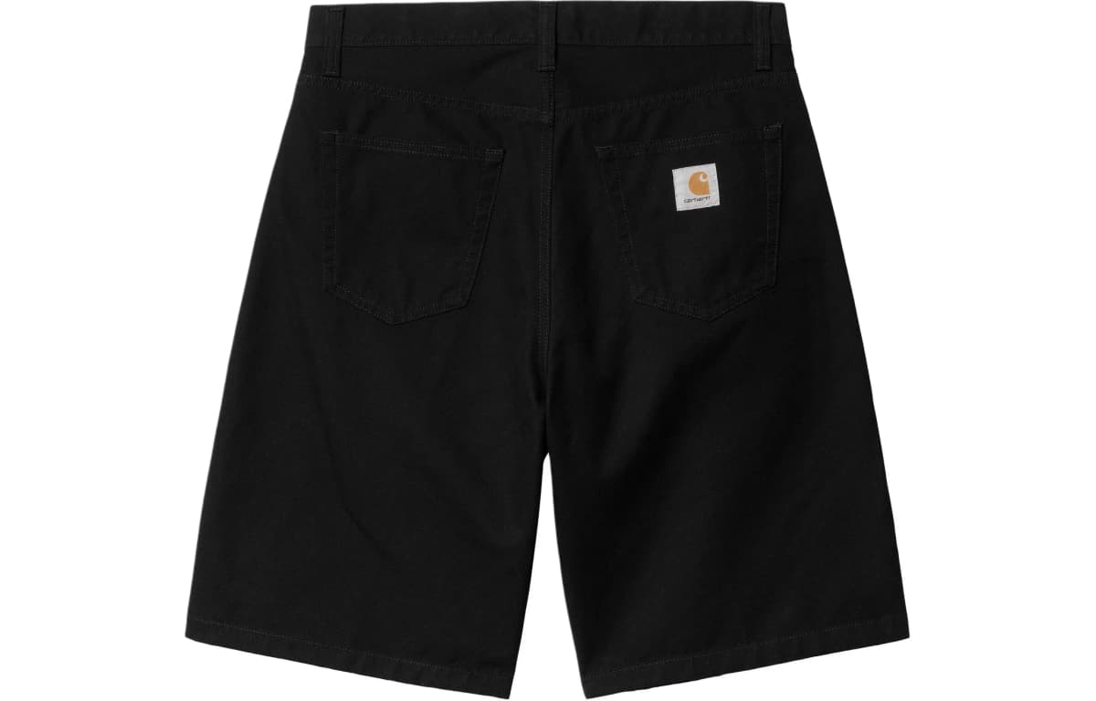 Carhartt WIP Denim Şort Unisex Qara 2