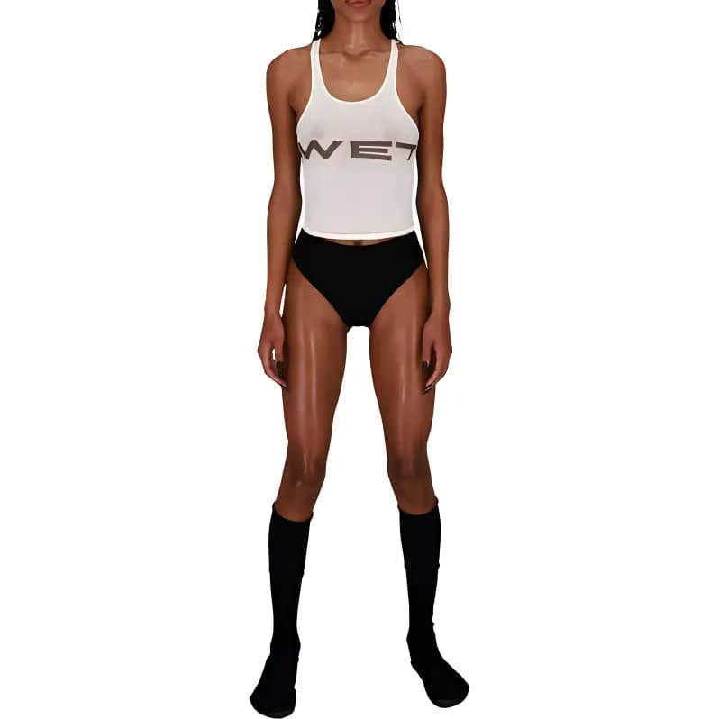 YEEZY Mowalola Wet Tank Top 'White' 2