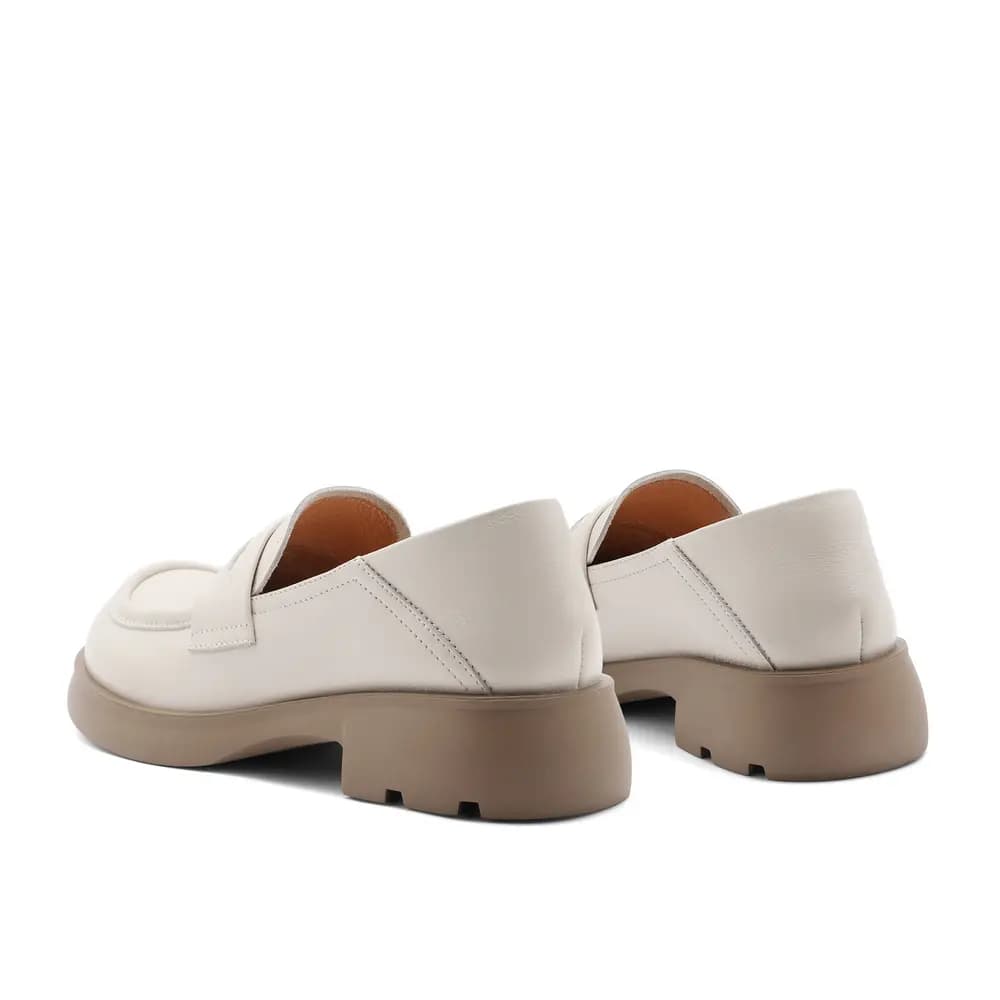 BELLE Qadın Loafer Ayaqqabısı 3.5sm Qara/Bej/Qəhvəyi 16