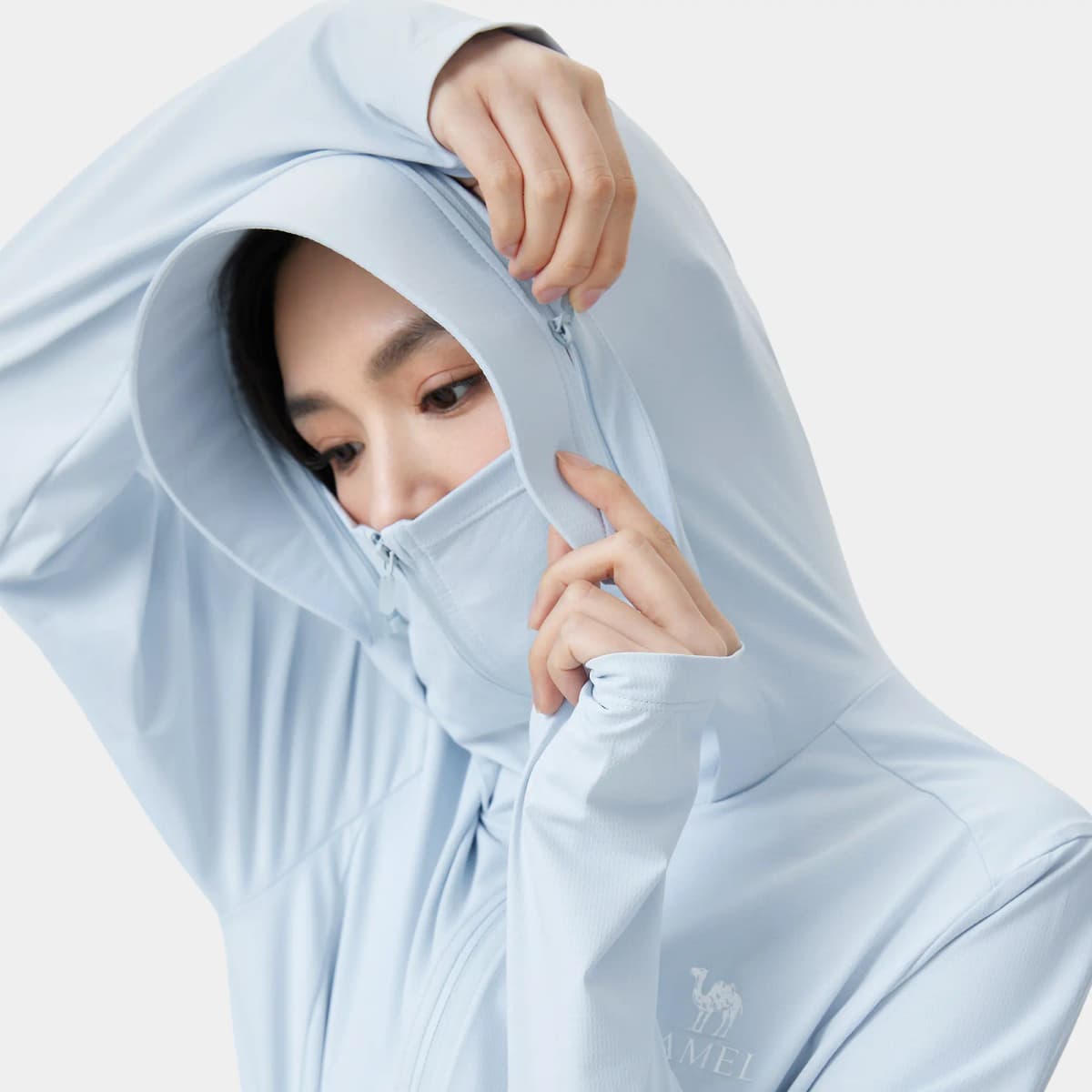 CAMEL Ice Gauze Qadın Günəşdən Qoruyucu Pencəyi 12