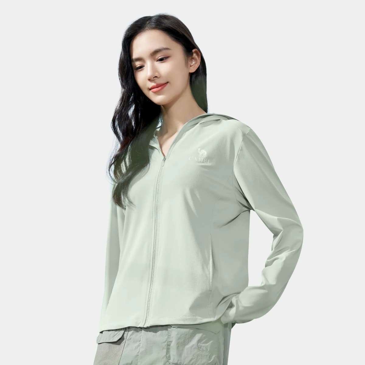 CAMEL Ice Gauze Qadın Günəşdən Qoruyucu Pencəyi 23