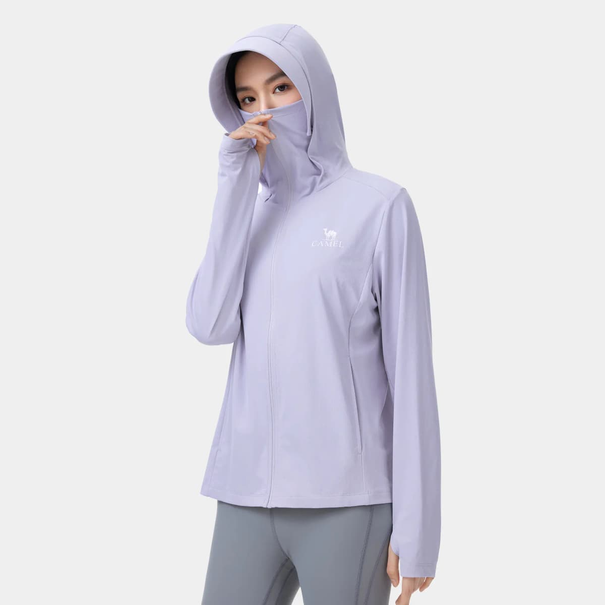CAMEL Ice Gauze Qadın Günəşdən Qoruyucu Pencəyi 18