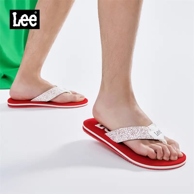 Lee Rəngli Flip Flops Qırmızı Kişi 9