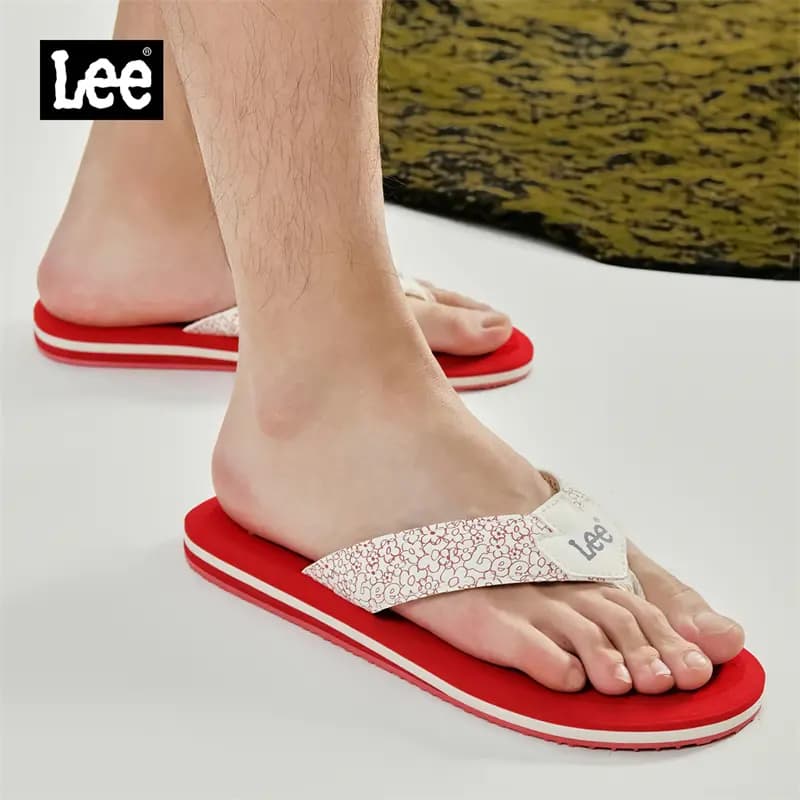 Lee Rəngli Flip Flops Qırmızı Kişi 6