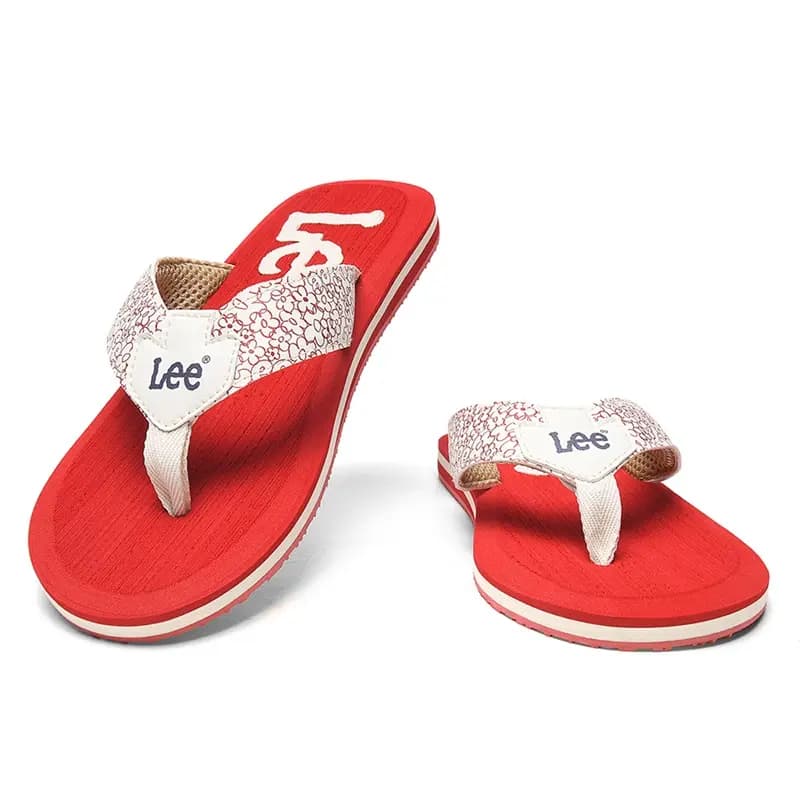 Lee Rəngli Flip Flops Qırmızı Kişi 3