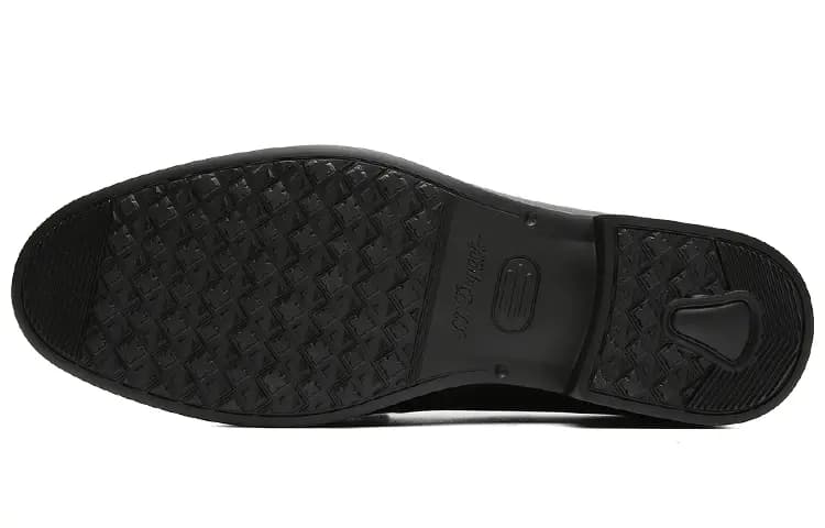 S.T. Dupont Dəri Kişi Loafer Ayaqqabısı Qara 5