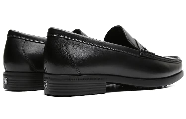 S.T. Dupont Dəri Kişi Loafer Ayaqqabısı Qara 4