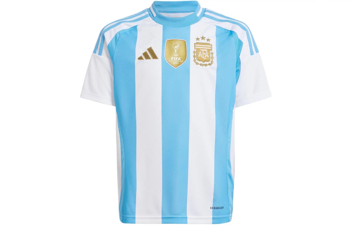 Adidas Uşaq Futbol Forması Mavi/Ağ