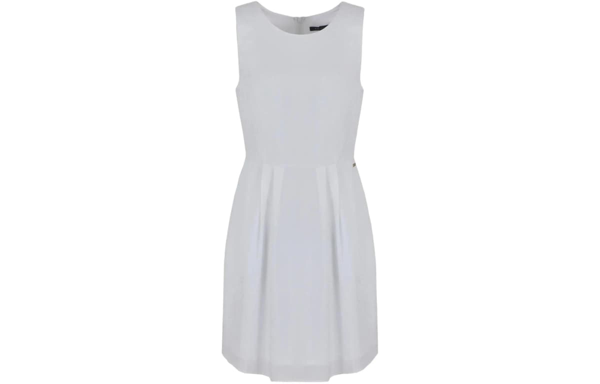 ARMANI EXCHANGE SS24 Qadın Qolsuz Don Ağ