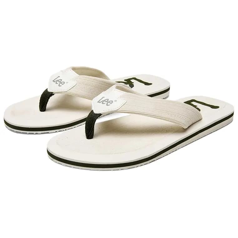 Lee EVA Rubber Sole Stitching Slip Resistant Flip Flops Men's Black 12