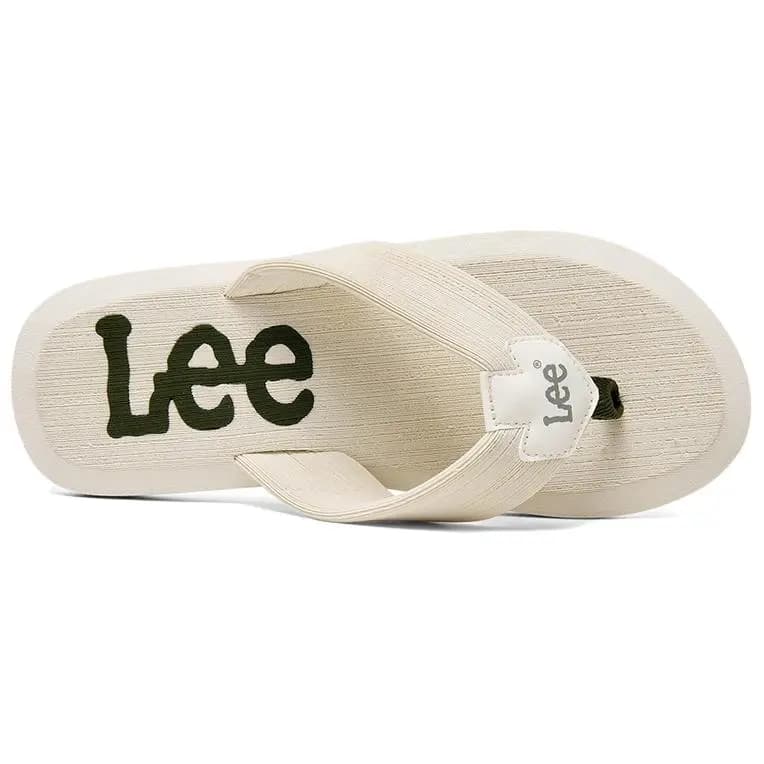 Lee EVA Rubber Sole Stitching Slip Resistant Flip Flops Men's Black 13