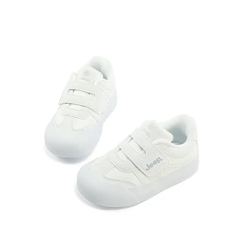 Children's Jeep Shock-Absorbing Wear-Resistant Comfortable Casual Skate Shoes Low Top Off-White 5