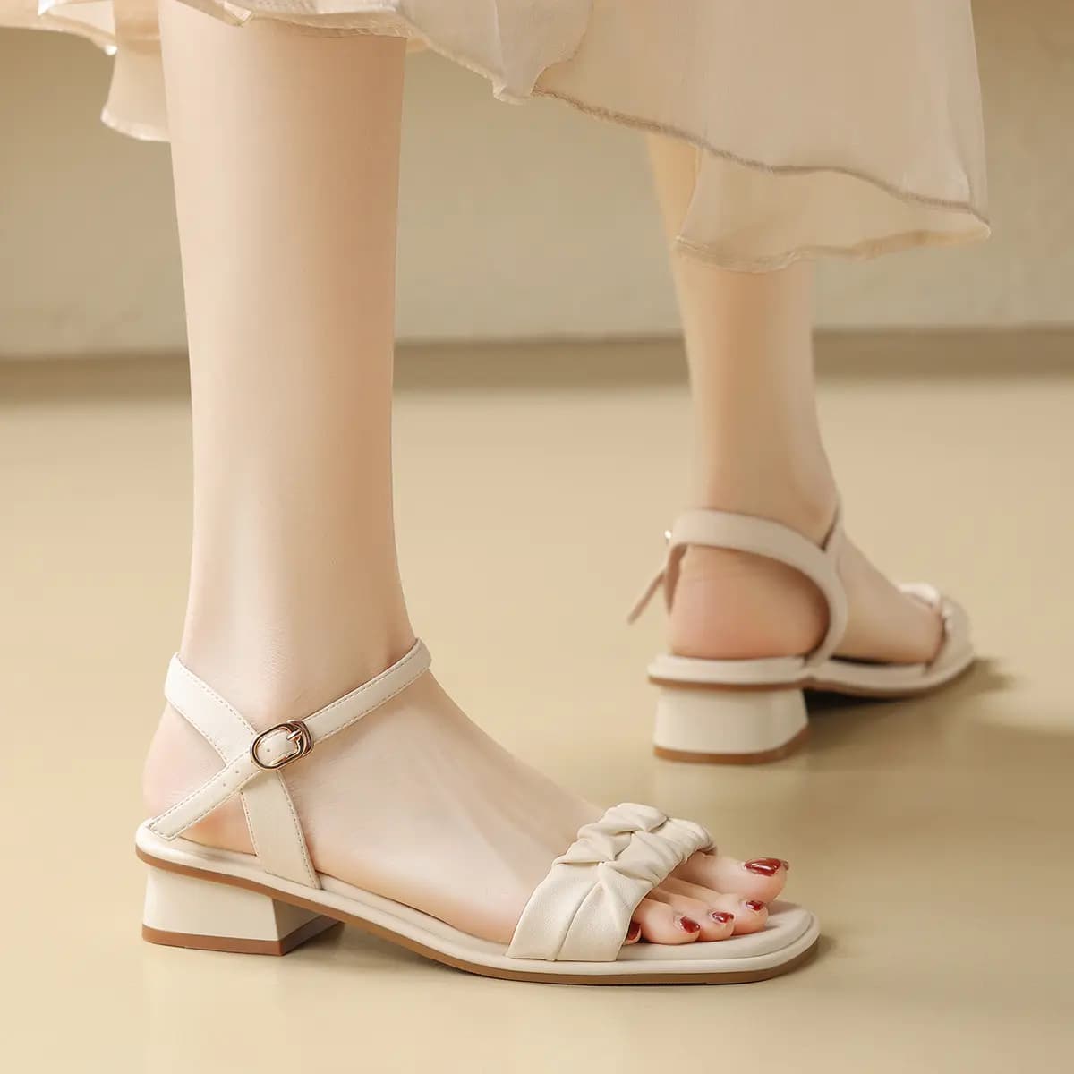 ZHR Strap Sandals 3.5cm Women's 6