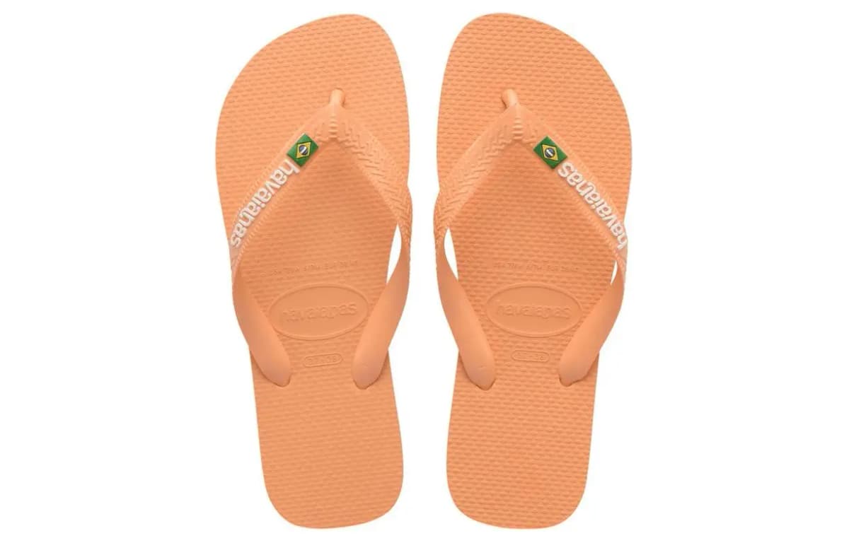 Havaianas Slip-Resistant Flip Flops Women's Orange 4