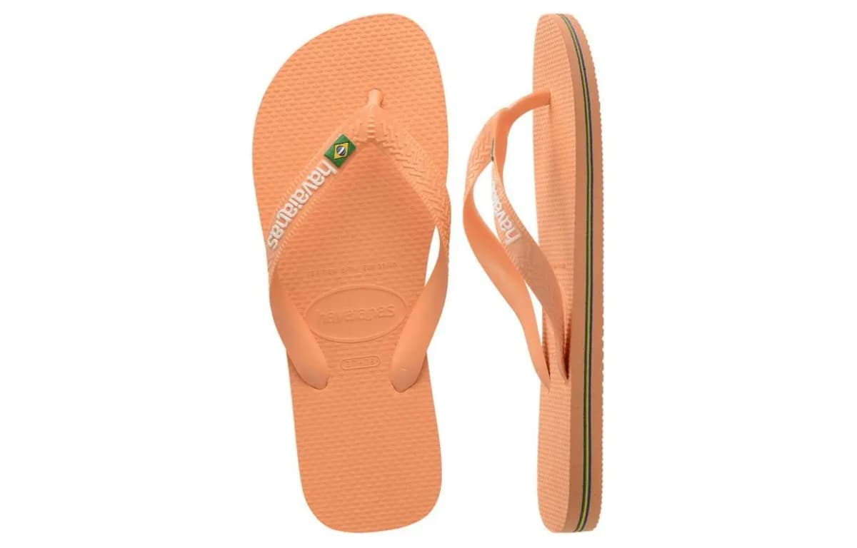 Havaianas Slip-Resistant Flip Flops Women's Orange 5