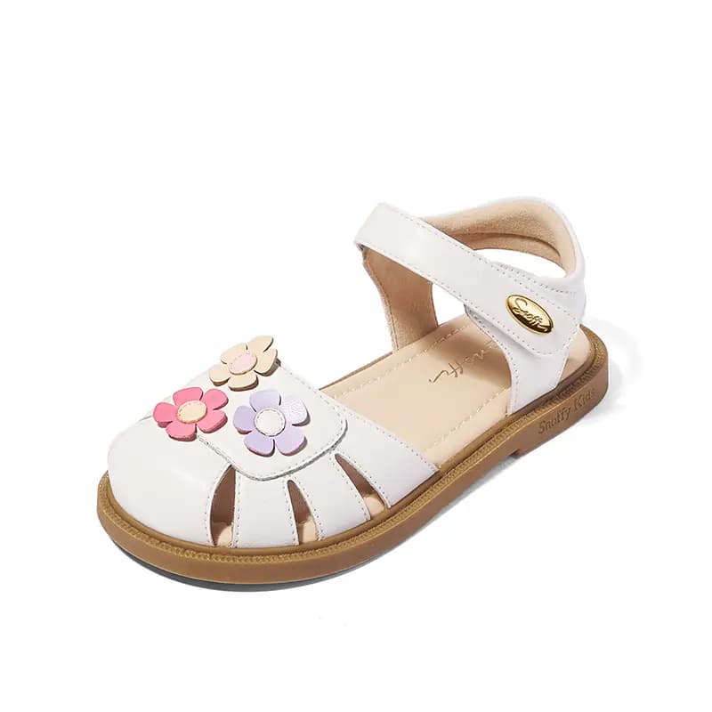 snoffy Kids' Breathable Comfortable Anti-Slip Wear-Resistant Children's Sandals Pink White 8
