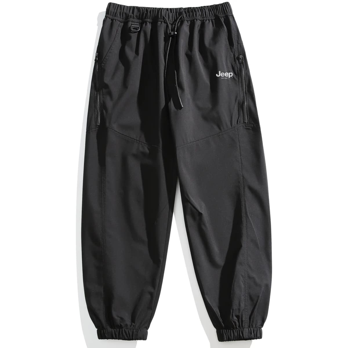 Jeep American Retro Deconstructed High-Street Functional Windproof Waterproof Wide-Leg Cuffed Casual Cargo Trousers Unisex 6