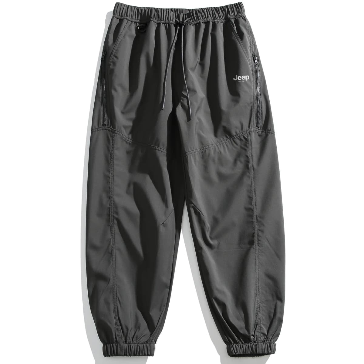 Jeep American Retro Deconstructed High-Street Functional Windproof Waterproof Wide-Leg Cuffed Casual Cargo Trousers Unisex 11