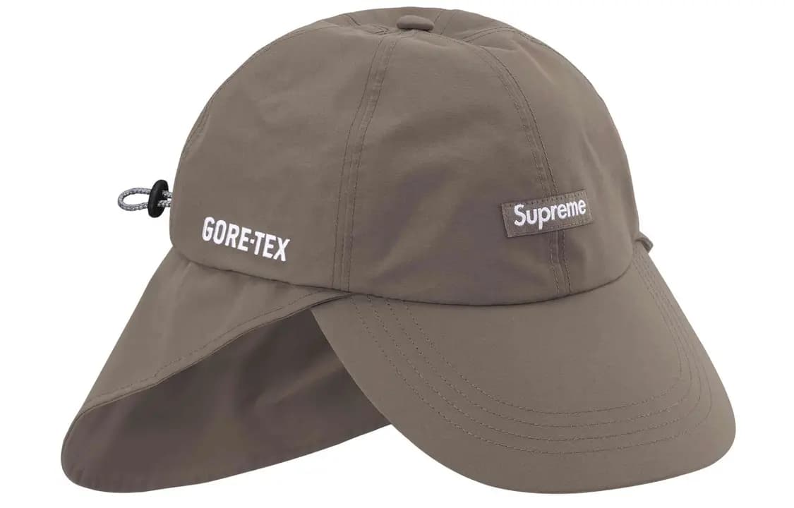 Supreme SS24 WEEK 6 GORE-TEX SUNSHIELD Kepka Qəhvəyi
