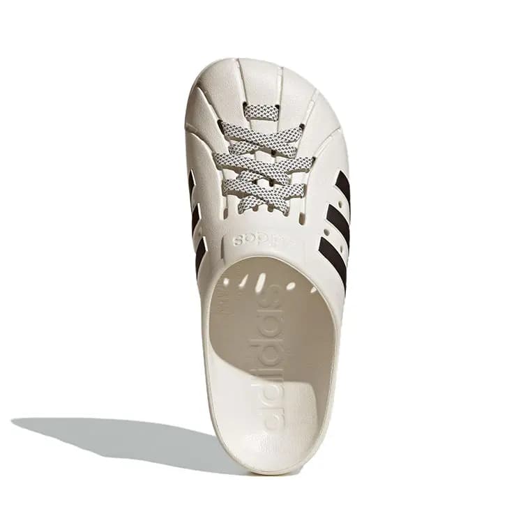 Adidas Adilette Clogs Ağ/Qara 4