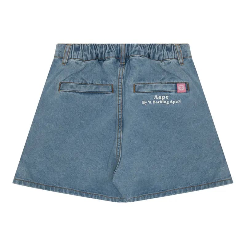 Aape Denim Short Skirts Women's Blue BLL 2