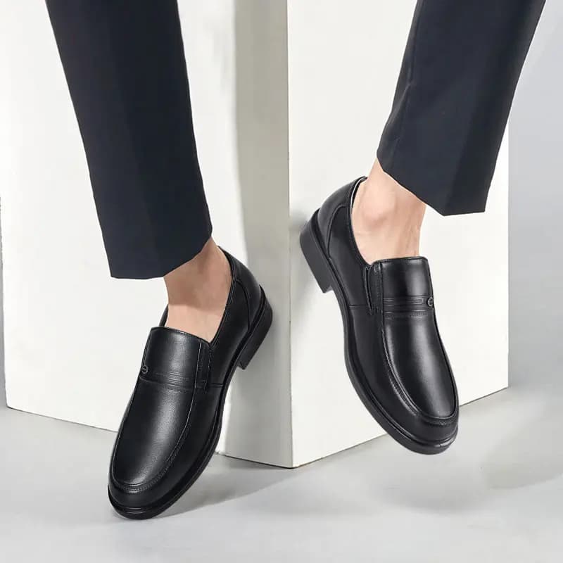 AOKANG Men's Shoes Dress Shoes Men's Black Brown 4