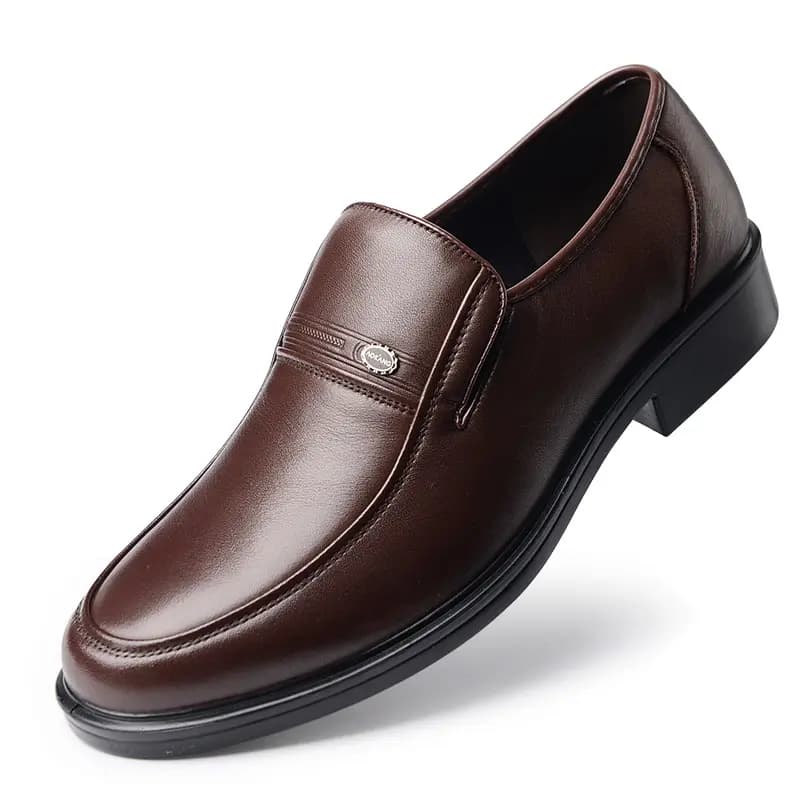 AOKANG Men's Shoes Dress Shoes Men's Black Brown 7